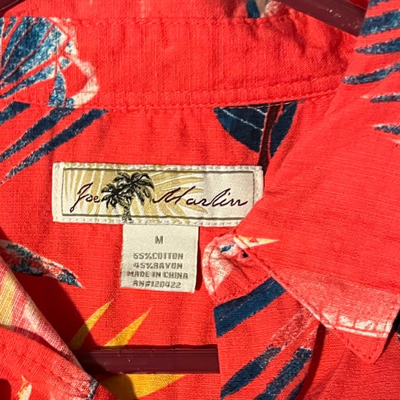 Mens causal button down floral print - Picture 2 of 3